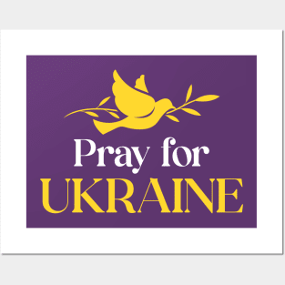 Pray for Ukraine Posters and Art